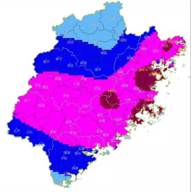海棠将于今天夜间在霞浦到晋江一带沿海登陆