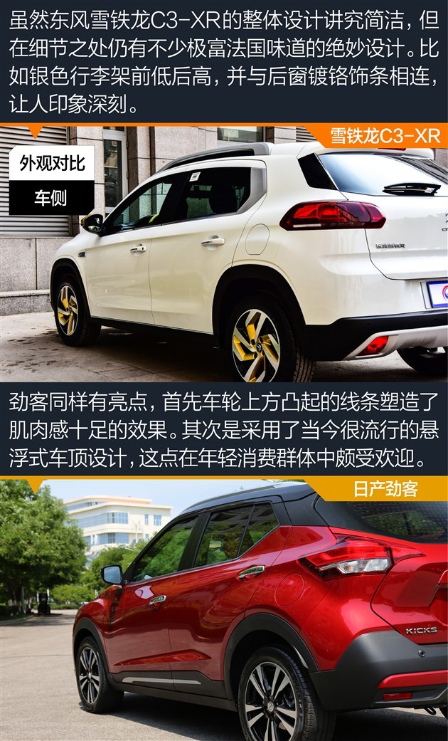 日产劲客挑战雪铁龙C3-XR 姜还是老的辣？