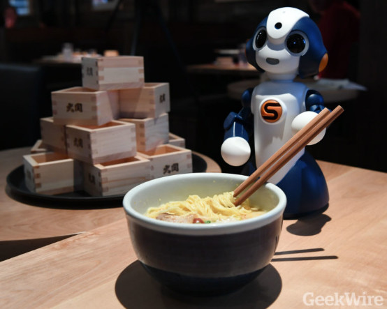 西雅图餐馆用AI机器人向客人推荐拉面