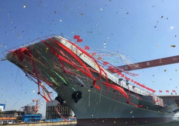 外媒关注中国航母建造进展：下个月开始系泊试验