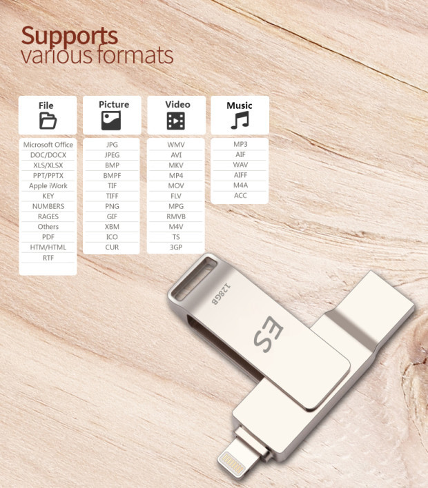 双插头U盘 苹果手机也能用