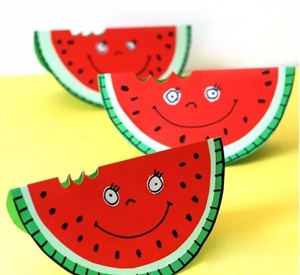 没有这些西瓜手工,孩子们的夏天不完美!