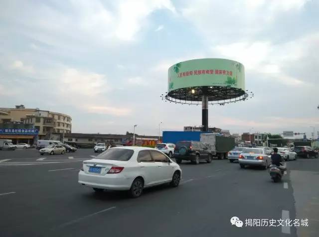 揭东大圆将改造成红绿灯路口