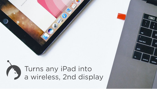 手指甲大小的适配器 能将iPad变成电脑的第二屏幕