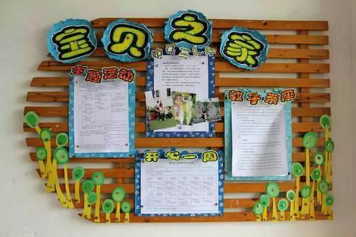 家园栏幼儿园家园互动栏这样设计简单好看有重点