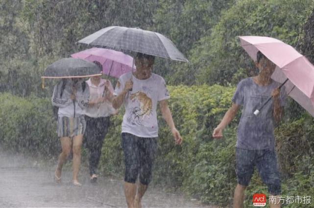 东莞发布暴雨红色预警 学校停课!上班族好囧