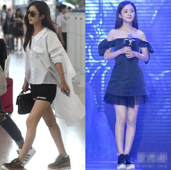 女星真实身高惊人:李小璐身高不足160 号称16