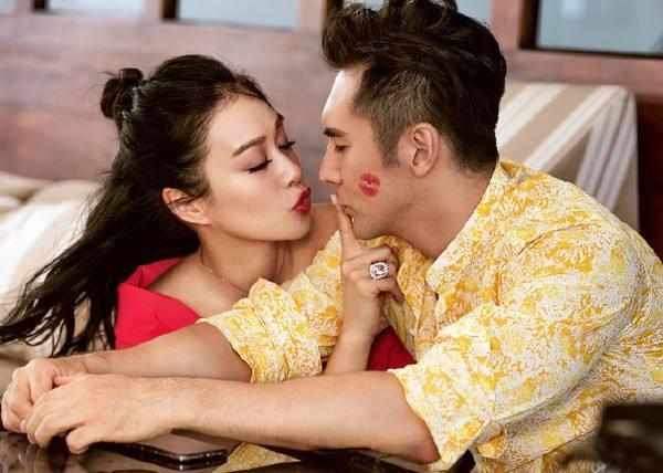 两人的互动也是非常甜蜜 钟丽缇在嫁给张伦硕之前有过婚姻