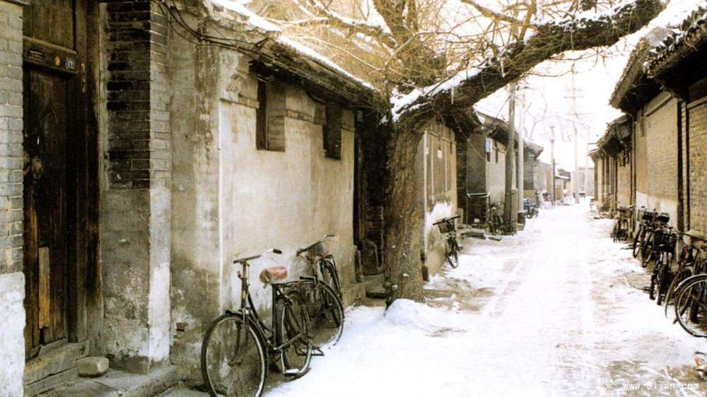 北京胡同雪景