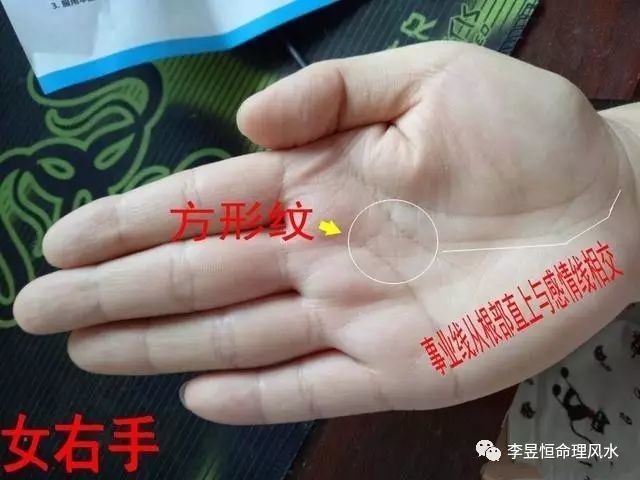 手相:手有方形纹,钱财满仓储,富贵又吉祥!