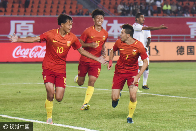 四国赛-U19男足2-1阿曼 刘若钒叶尔凡双星联袂