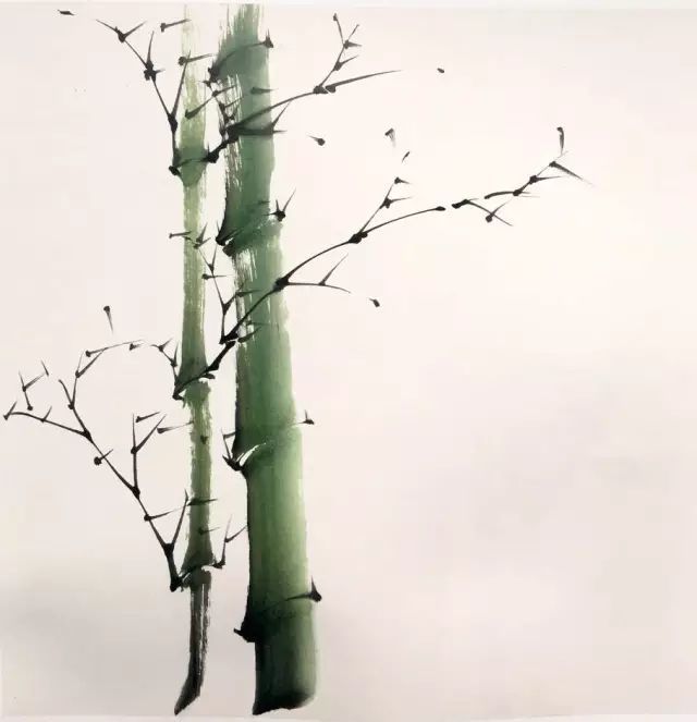 写意花鸟画教程:石头,竹子的绘画技法,详细实用!