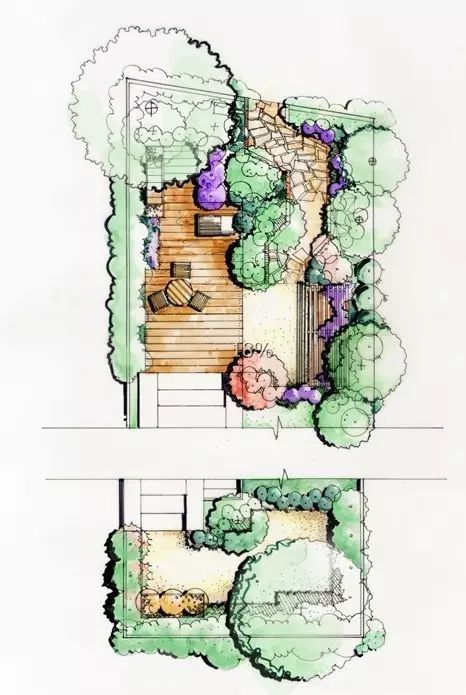 景观平面|100款园林庭院景观设计平面图
