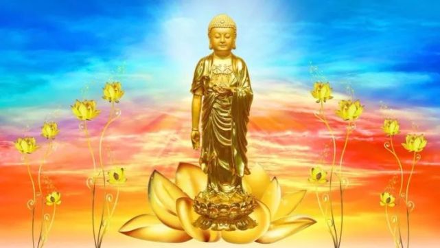 最新30幅精选金色阿弥陀佛壁纸 【很庄严】 欢迎转发 功德无量 打开