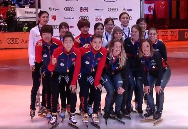 短道世界杯范可新绝杀韩国 中国女子接力夺赛