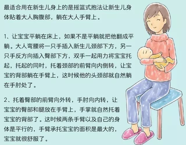 值得收藏漫画详解新生婴儿的抱法新手家长必学