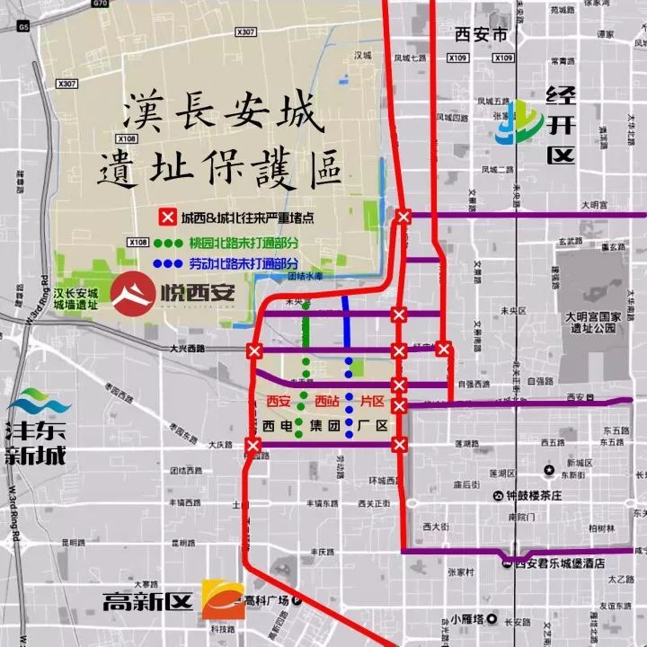 桃园北路全线通车,西安本月新添两条跨陇海线大动脉!