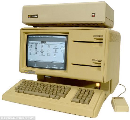 古老的苹果Lisa-1电脑在德国拍卖 估计要4万美
