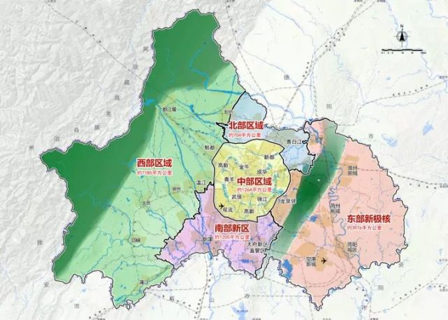 成都城市总规征求意见 未来20年这些区域最有潜力