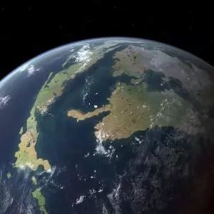 由于人类大量消耗矿物燃料,造成地球气温上升,人类的"地球时代"结束