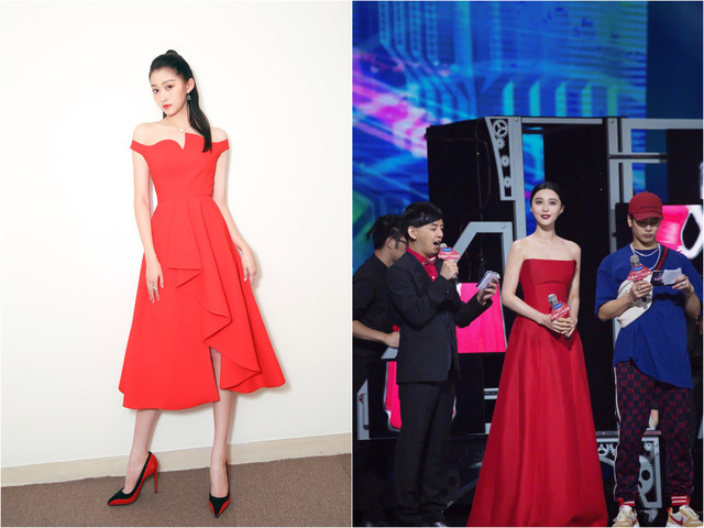 大红裙秒杀一切流量小花 关晓彤三套华服不敌