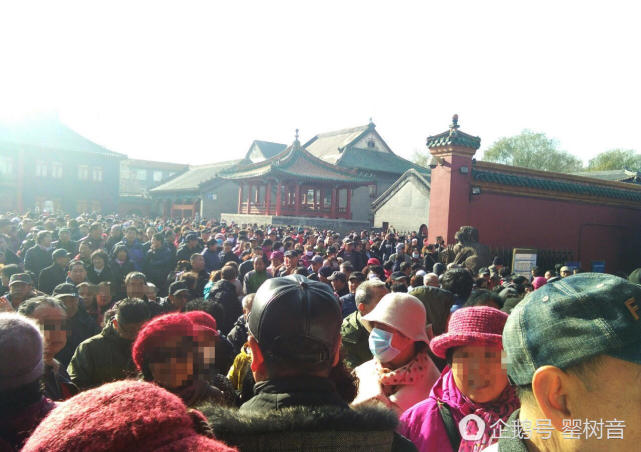 沈阳故宫庆生60岁以上免票 被老人挤爆