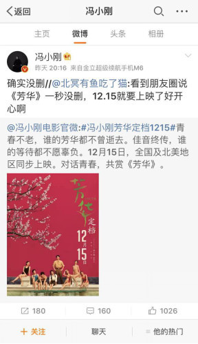 【棱镜】《芳华》归来:一场资本“追星”热后的商誉保卫战
