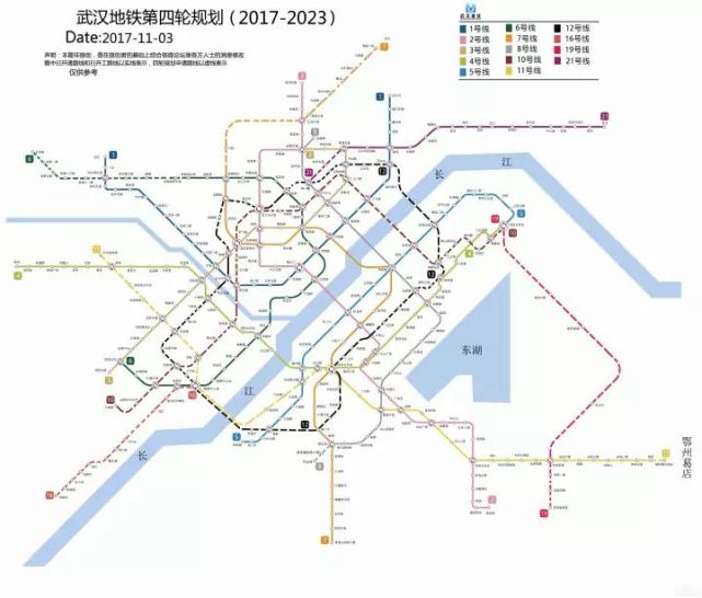 2018年武汉14条地铁线完整站点 有经过你家吗