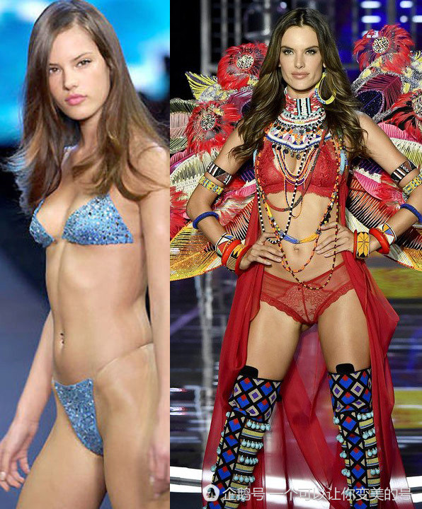 知名维密天使们第一次走秀和最后一次走秀的照