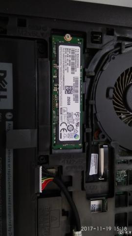 戴尔游匣7559笔记本加装SSD如虎添翼