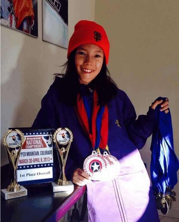 14岁混血美少女9夺滑雪冠军 她说：我是中国人