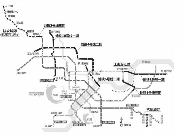 什么时候建成等,写得清清楚楚;另外,还透露了不少杭州地铁未来规划的