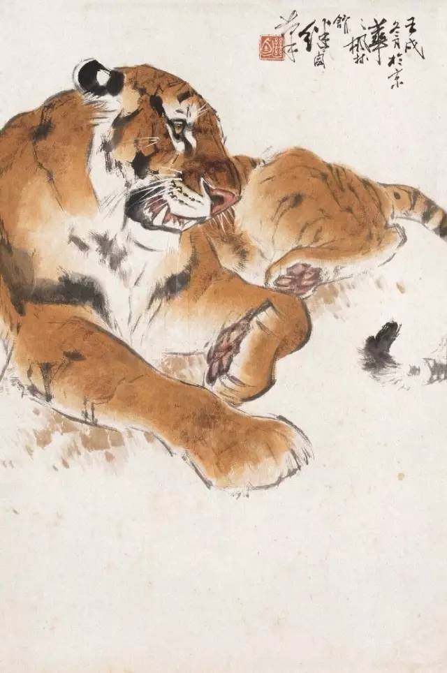 中国画虎名家,个个是高手!