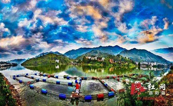 邵阳资江风光带小三峡 美景美如画