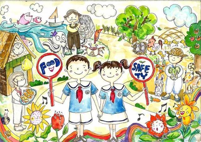 合作,面向全国少年儿童开展以"食品安全与食育"为主题的少儿绘画比赛