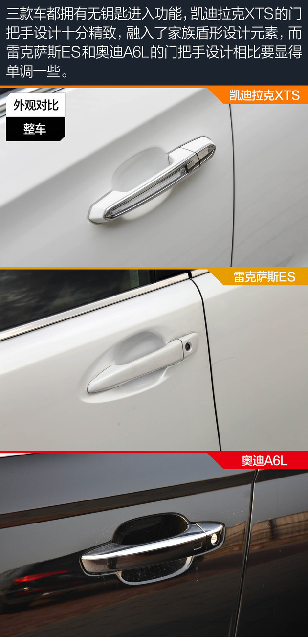 凯迪拉克/雷克萨斯/奥迪 三大车系玩设计