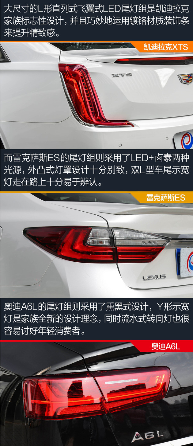 凯迪拉克/雷克萨斯/奥迪 三大车系玩设计