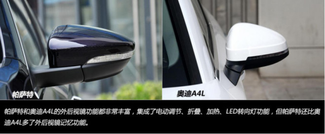 差异化对比价格拼配置 帕萨特VS奥迪A4L