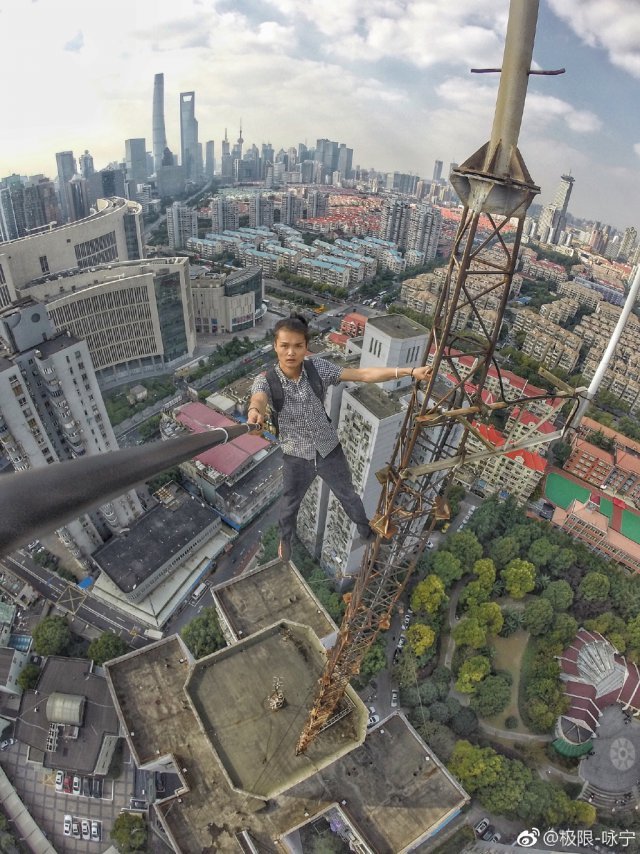 国内极限第一人咏宁长沙失手坠楼身亡