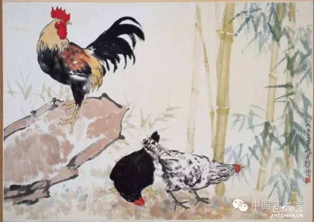 这句话也经常出现在徐悲鸿画鸡的作