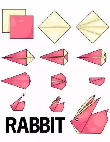 折纸完整小兔