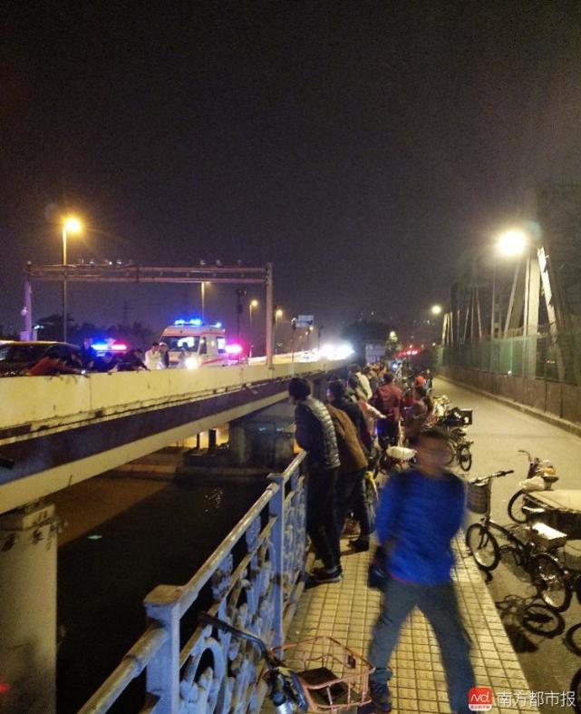 男子駕車帶女友上珠江大橋后下車跳橋