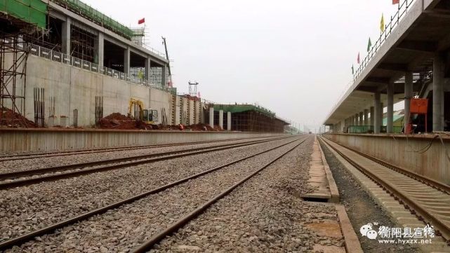 网友实拍建设中的衡阳西渡火车站 明年年底将