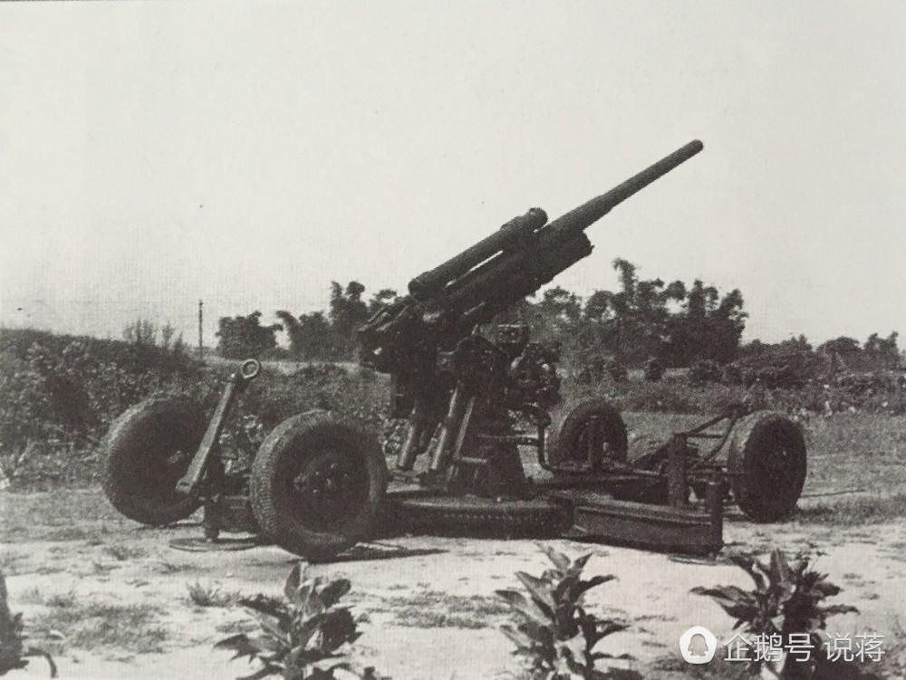 国军防空部队装备的苏联76.2毫米高射炮.