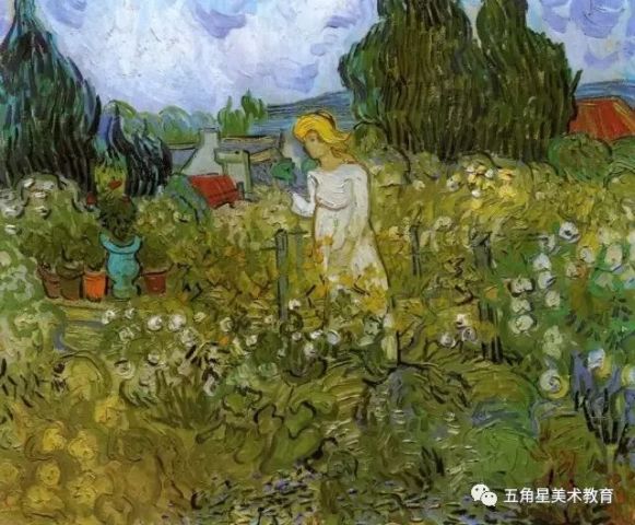 梵高画作《花园中的玛格丽特》
