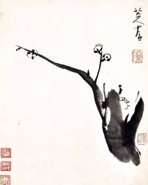 清 汪士慎 《梅花图》 上海博物馆藏