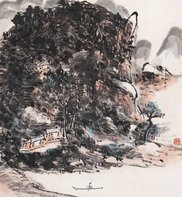 欣赏近代国画大师作品