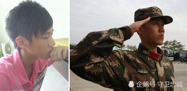 廣東“殺馬特”少年入伍仨月成猛男