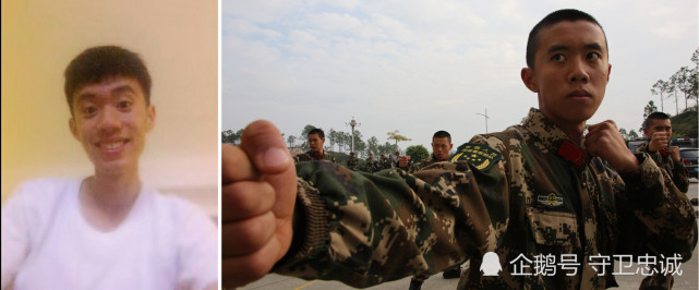 廣東“殺馬特”少年入伍仨月成猛男