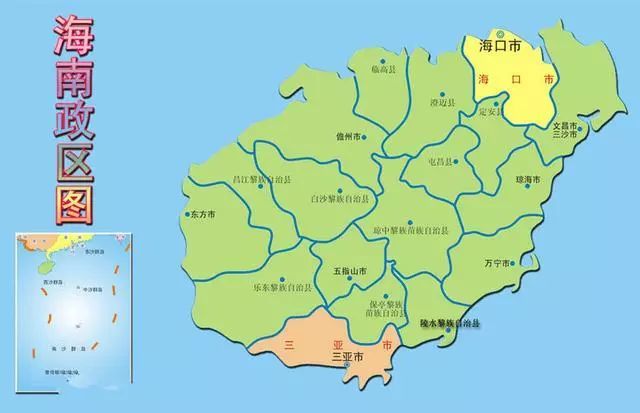 海南省人口有多少 海南省各个地区人口分布情况海南岛是中国第二大
